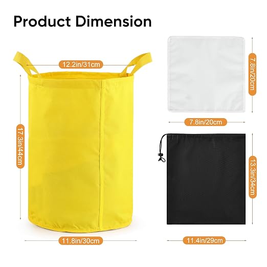 5 Gallon Filter Bag, 5 Pack Mesh Filter Bags - Image 2