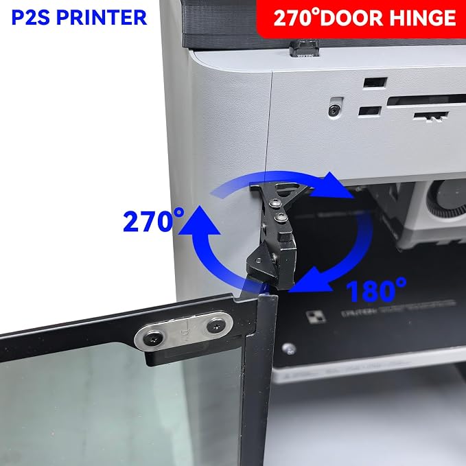 FYSETC Upgraded Parts for Bambulab P2S Door: Assembly All Metal CNC Door Hinge - Image 2