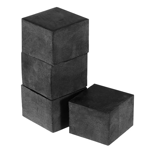 M METERXITY 4-Pack Rubber Anti Vibration Pads 2" Non-Slip Square Vibration by MMETERXITY