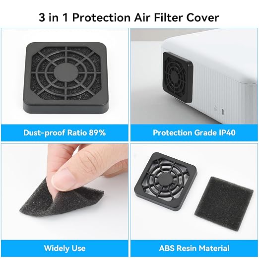 ELUTENG 40mm Fan Filter Dustproof Cover USB Cooling Ventilator Plastic Grill 40 - Image 5