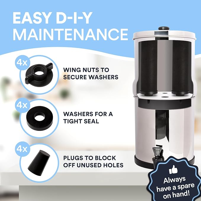 Impresa Gravity-Fed Water Filter Replacement Kit Compatible - Image 4