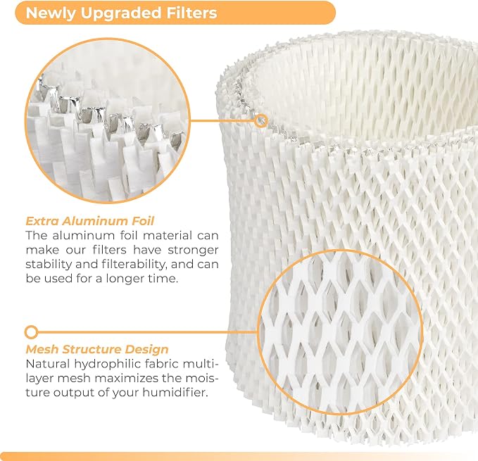 ANTOBLE 4 Pack HC-888 HC-888N Humidifier Wicking Filters Replacements - Image 4