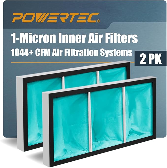POWERTEC 1 Micron Inner Air Filters by POWERTEC
