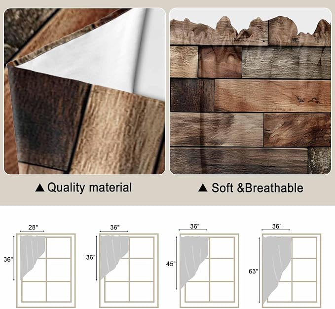 Western Barn Door Swag Valances - Image 5