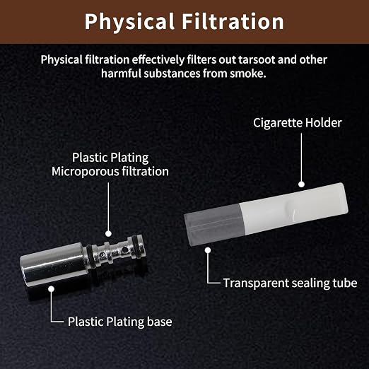 Cigarette Filters Color Plating 10pcs Cigarette Holder Reusable Clean Tar - Image 4