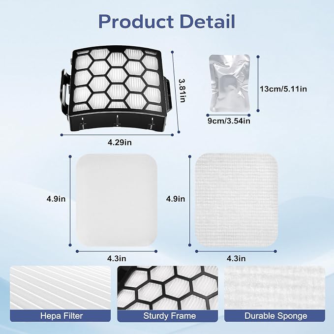 Paceray Replacement Filters and Odor Neutralizer Kit - Image 3