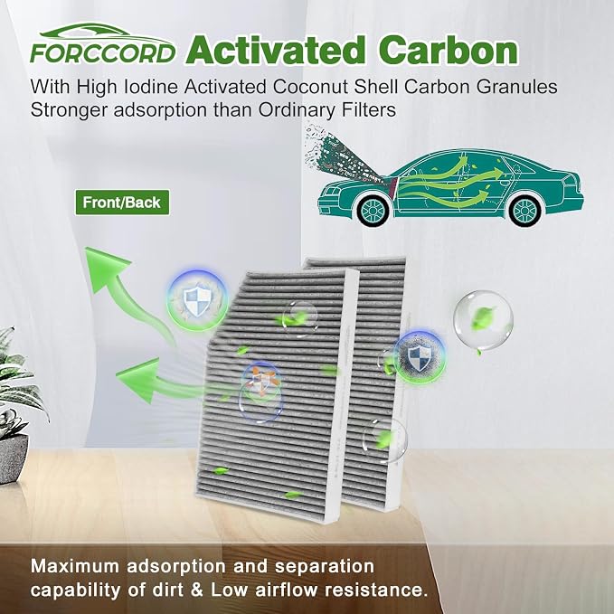 Cabin & Engine Air Filter Fit for 2018-2019 X3, 2019 X4; 2020-2021 X3; - Image 5