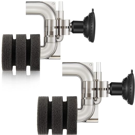Riakrum 2 Pieces Mini Aquarium Single Sponge Filter Submersible Foam Filter by Riakrum
