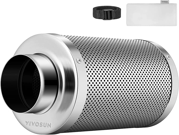 VIVOSUN 6 Inch Air Carbon Filter Smelliness Control by VIVOSUN