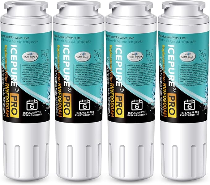 ICEPURE PRO UKF8001 NSF401&473&53&42 Certified Replacement Everydrop EDR4RXD1 by ICEPURE