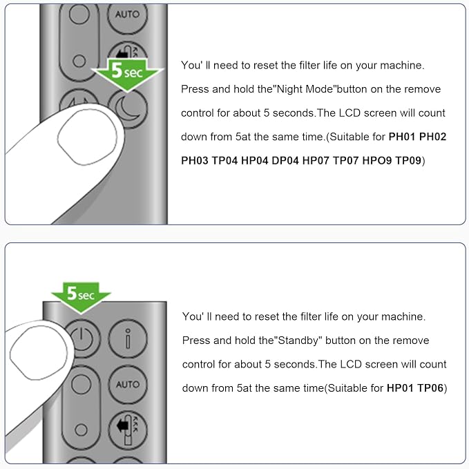 2 Pack 360° Combi Glass HEPA + Carbon Air Purifier Filter Compatible - Image 5