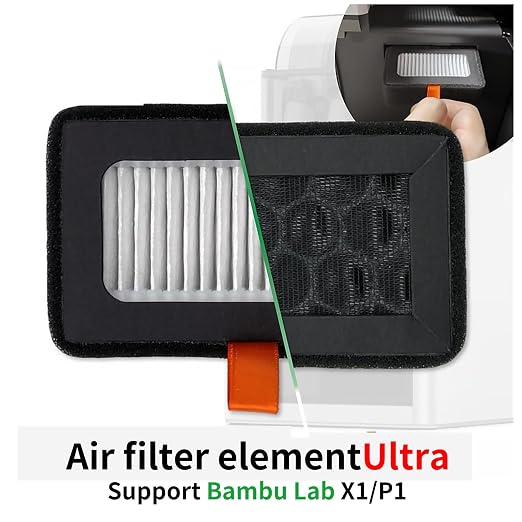3pcs x1 3D Printer Activated Carbon p1Air Filter Cartridge - Image 2