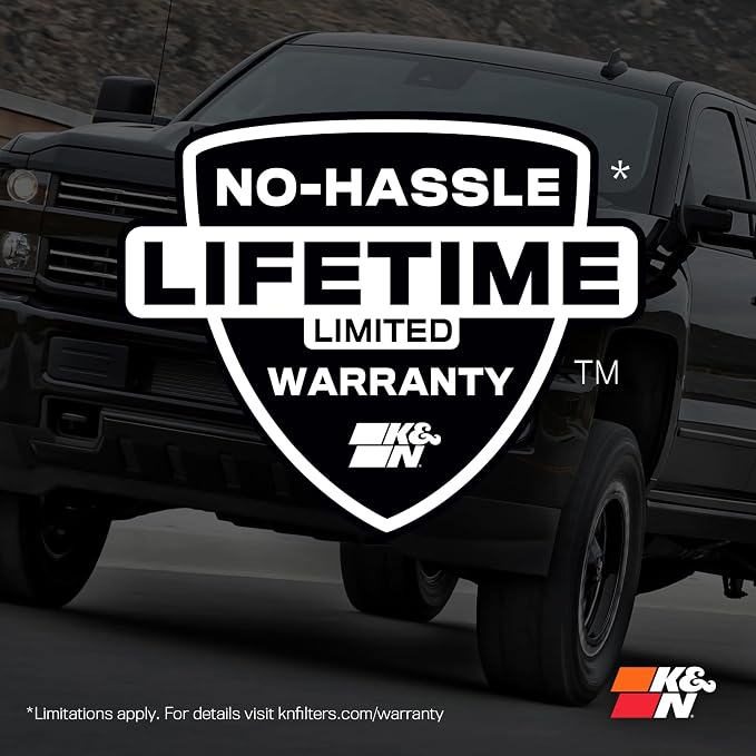 K&N High-Flow Original Lifetime Engine Air Filter: Increase Power: Premium - Image 7