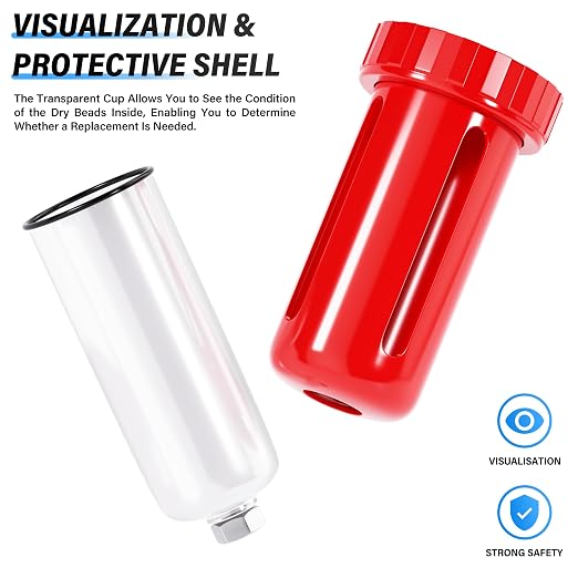 TAILONZ PNEUMATIC 0-150PSI 3/8 Inch NPT Aluminum Alloy Carbon Desiccant Air - Image 6