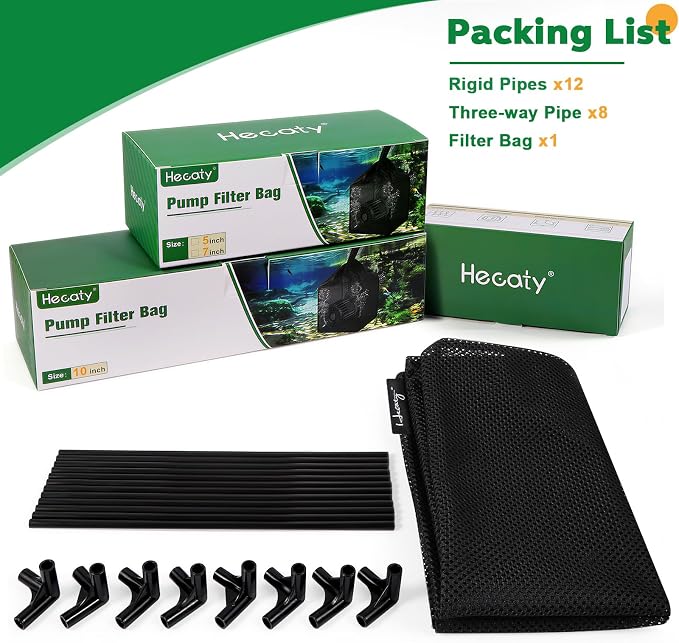 Pond Filter Bag, Pump Barrier Bag, Anti-Clogging Cube Filter Box - Image 5