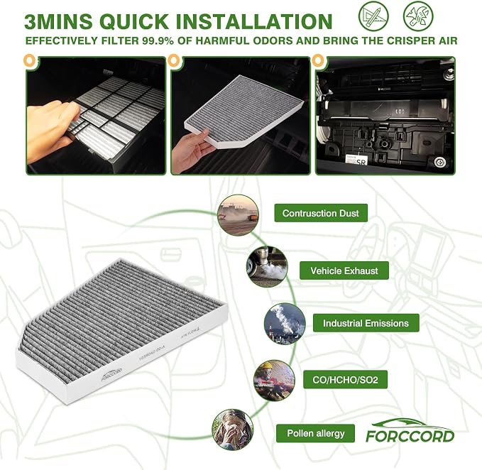 Internal Cabin Air Filter Fits for 2015-2020 Tesla Model X Cabin Filter - Image 6