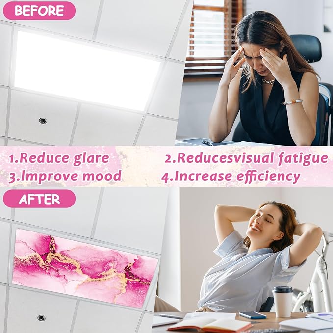 6 Pcs Fluorescent Light Covers - Image 3