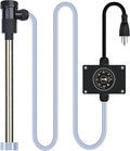 2000W Immersion Water Heater Portable Electric Hot Tub & pool Fully Submersible Water Heater with Temp Control for Bathtub, Bucket, inflatable pool, above ground pool, baptistry & spa tub
