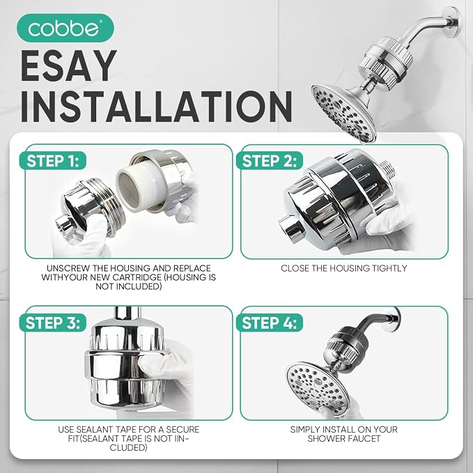 Cobbe High Output Shower Filter - Image 9