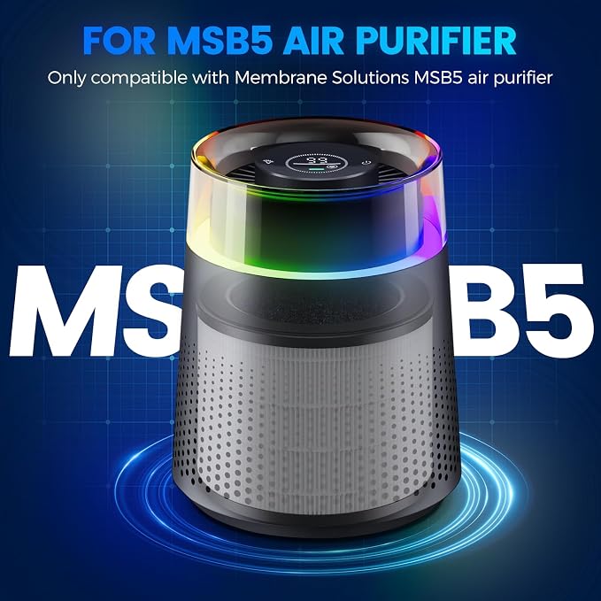 4 Pack MSB5 Filter Replacement Compatible - Image 3