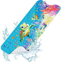 SHUCHING Baby Bath Mat for Tub Non Slip-40 X 16 Inch, Extra Long Kids Bathtub Mat Non Slip, Toddler Shower Mat for Bathroom, Sea Turtle
