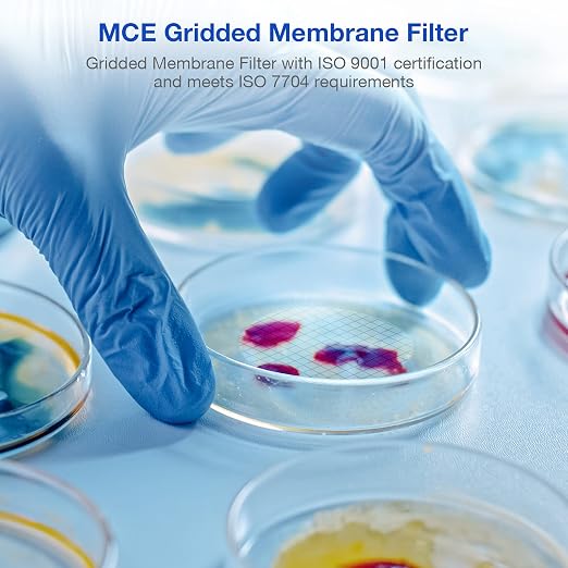 SimPure MCE Gridded Membrane Filter Sterile, 47mm Diameter and 0.45um Pore Size - Image 4