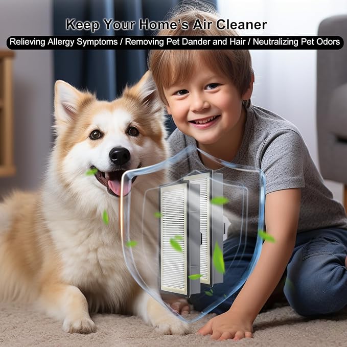 A/D/H HEPA Filter, Allergen Reduction + Odor Eliminator, Compatible - Image 7