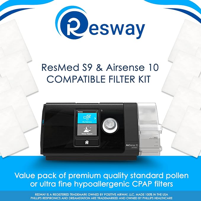 Premium Resway Disposable Hypoallergenic CPAP Filters | Compatible - Image 2