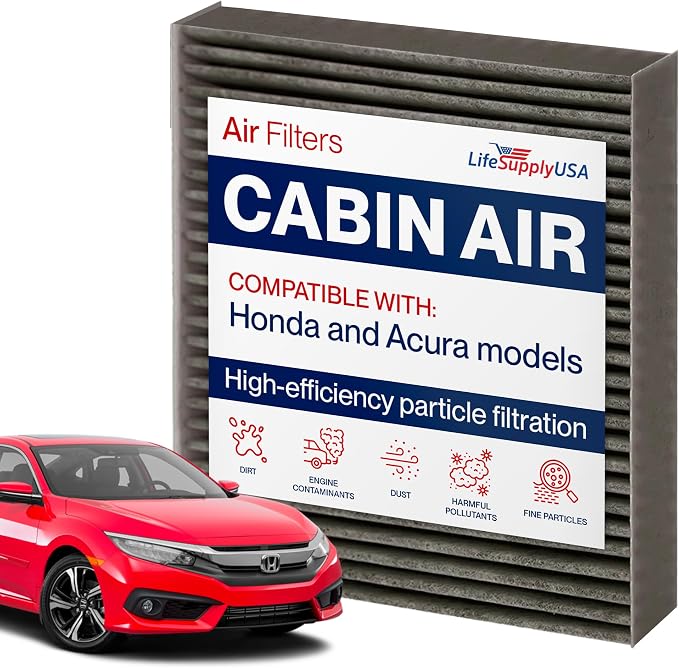 Premium Cabin Air Filter Replacement CP134 by LifeSupplyUSA