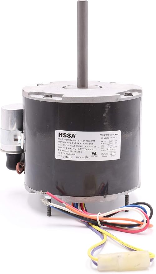 Captive Aire Direct Drive Exhaust/Make Up Air Fan Replacement Motor 1/3 HP by CAPTIVE-AIRE