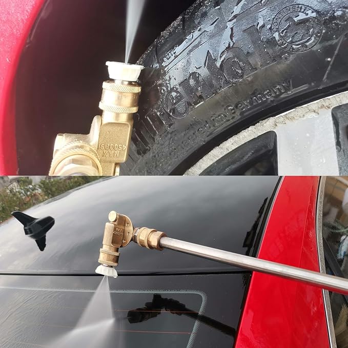Lucstar Radiator Cleaning Wand Accessories, Quick Connect Pivoting Coupler - Image 9