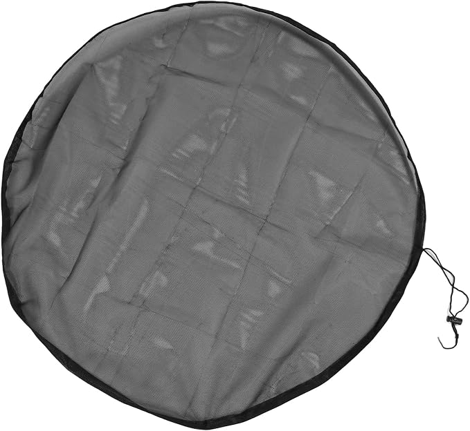 Rain Mesh Cover, Mesh Cover for Rain Barrels, Drawstring Leaf Filter Water - Image 6