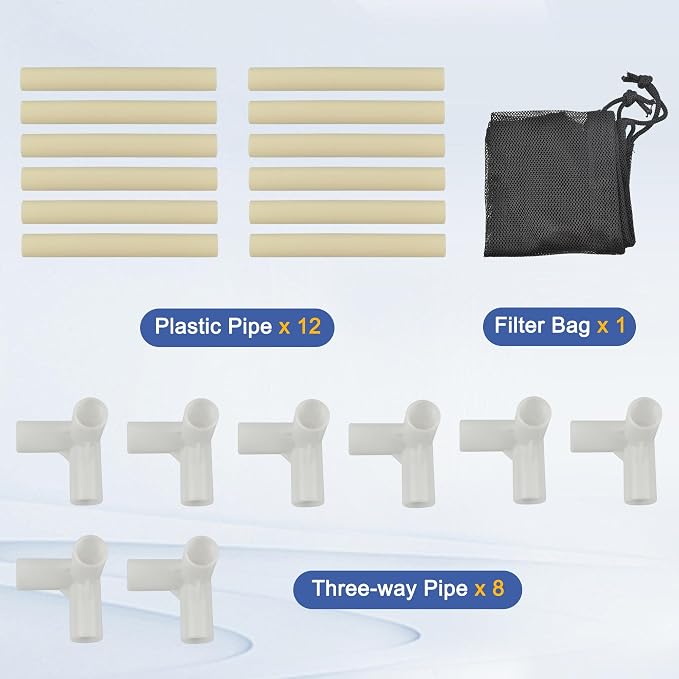 CONQUERALL 5 Inch Pump Barrier Bag Anti Clogging Pond Filter Box Mesh Water - Image 5