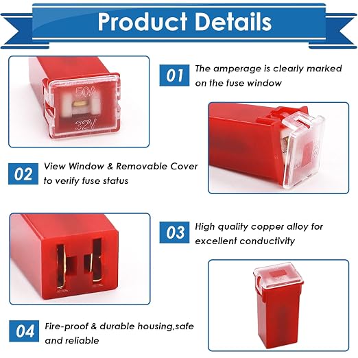 36Pcs Car Fuse Car Fuses Assortment Kit Automotive Low Profile Box Shaped Micro - Image 3