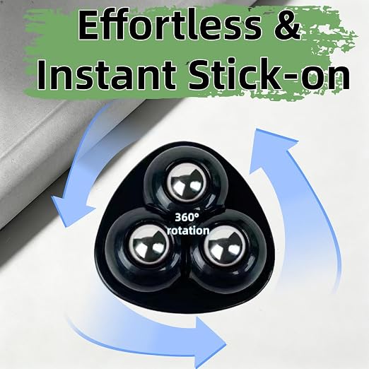 4 Pcs Self Adhesive Caster Wheels 360° Swivel Mini Universal Casters - Image 7