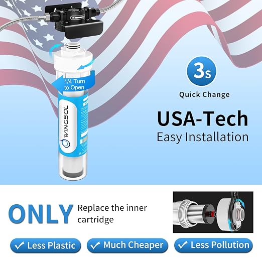 Under Sink Water Filter System, NSF/ANSI 42&53 Improve Taste, EZ Change Life - Image 8