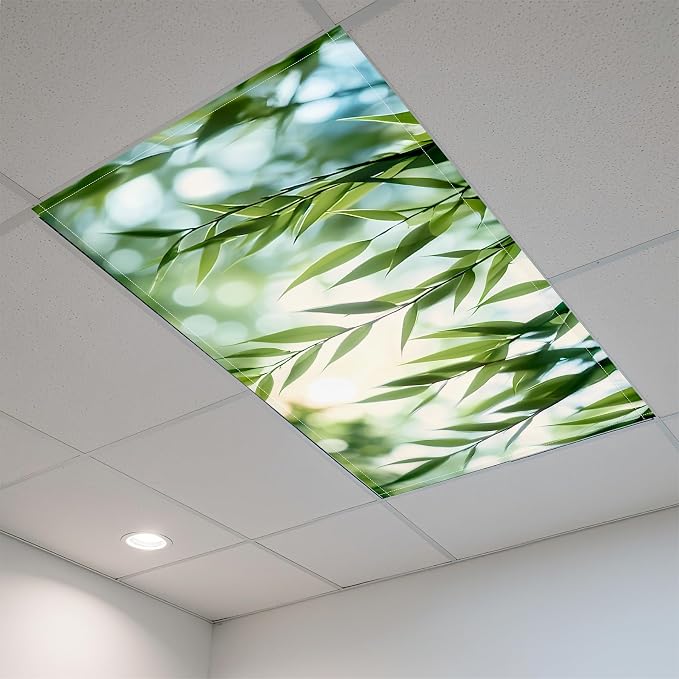 2 Pack Fluorescent Light Covers- 4 x 2 Feet Magnetic Ceiling Light Cover Room - Image 6