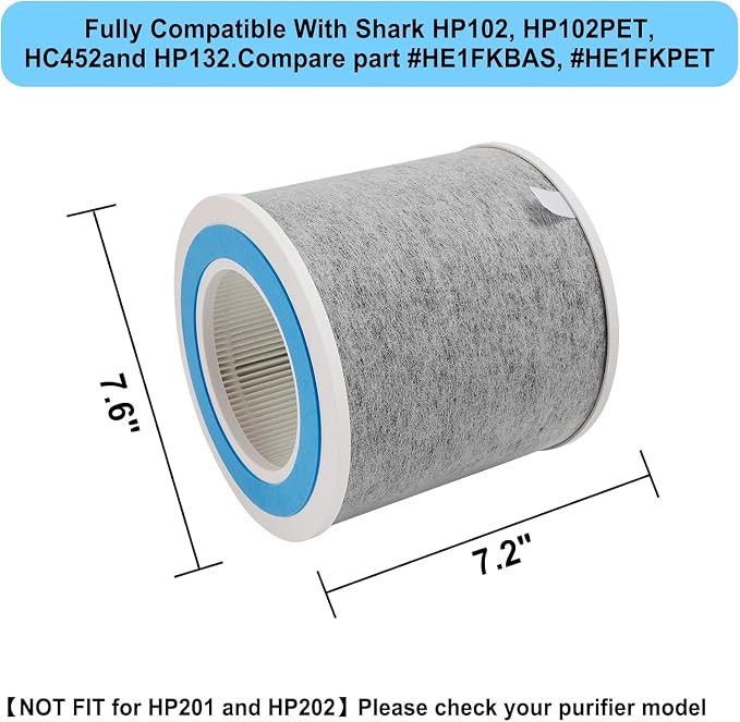 HP102 True HEPA Replacement Filter Compatible - Image 7