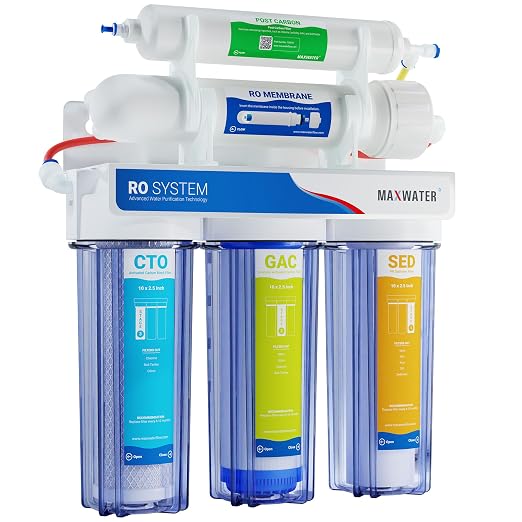 Max Water 5 Stage 100 GPD RO Standard Water Filtration System by MaxWater