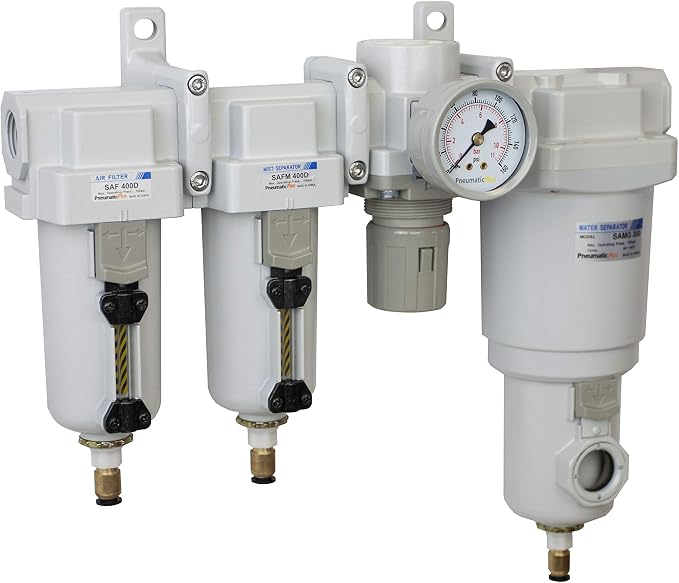 PneumaticPlus SAU470-N04DG-MEP 4 Stage Compressed Air Drying System by PneumaticPlus