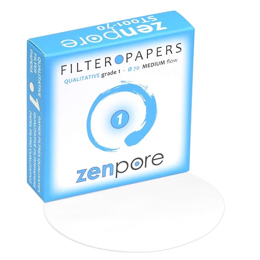 Filter Paper 7 cm Lab Qualitative Filter Paper by ZENPORE