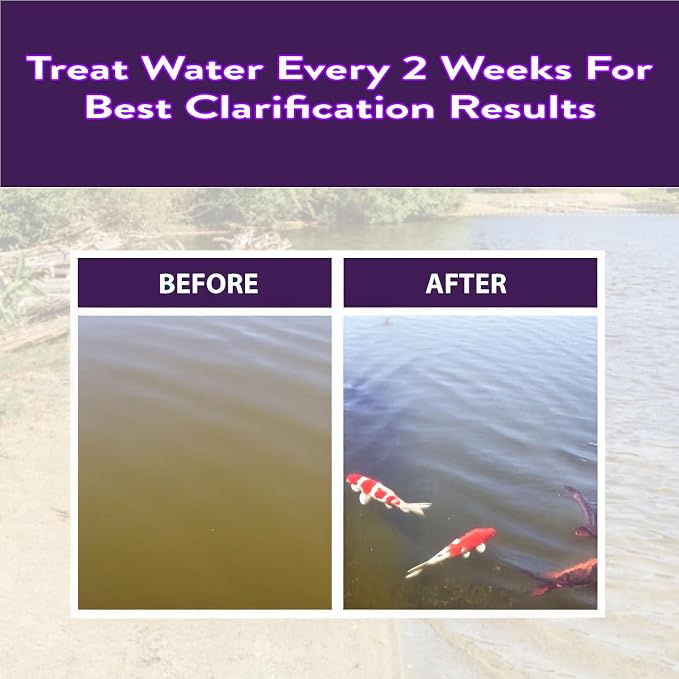PONDSCAPE Pond Flocculant – Clears Cloudy & Murky Pond Water – Fast-Acting - Image 6