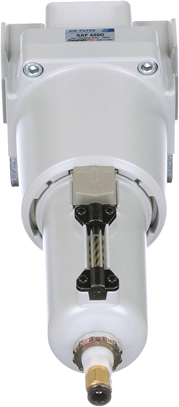 PneumaticPlus SAF600-N10BD-MEP Compressed Air Particulate Filter 1" NPT - Image 6