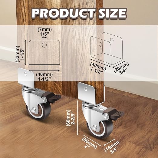 Nefish 2 Inch Caster Wheels - Image 2