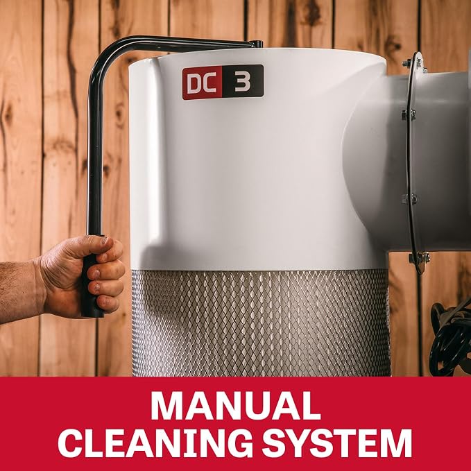 JET Cyclone Dust Collector, 2-Micron Filter, 3 HP, 230V 1Ph - Image 6