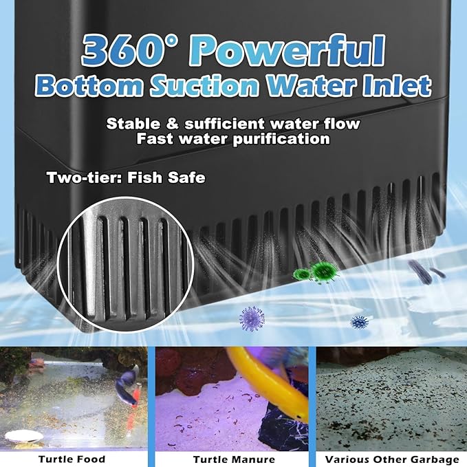 Turtle Tank Filter w/ U-V Light - Image 5