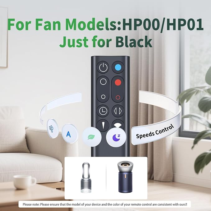 New Replace Remote Control for Dyson Pure Hot+Cool HP00 HP01 Air Purifier - Image 2