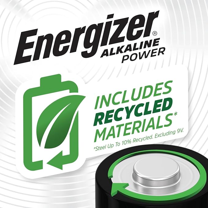 Energizer Alkaline Power D Batteries 12 Count, Long-Lasting Alkaline Size D - Image 3