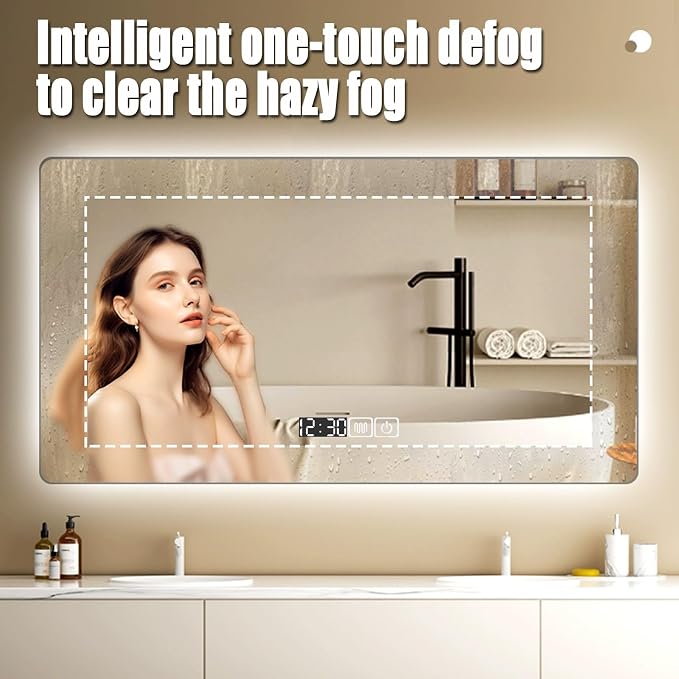 Backlit LED Illuminated Bathroom Mirror - Image 5