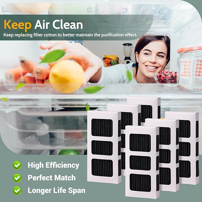 6 Pack Refrigerator Air Filter Replacement - Image 7
